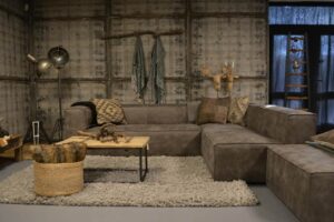 Hoekbank Hunt gecombineerd met de mooiste accessoires