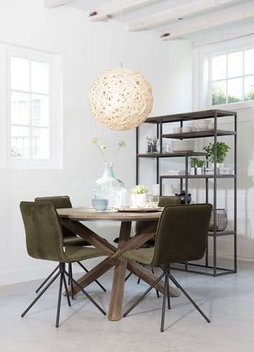 Eettafel rond Fendy Pure wood Eettafel rond Fendy Pure wood