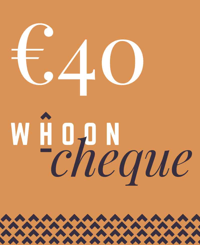 40 euro whoon cadeaubon