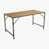 Inklapbare eettafel hout