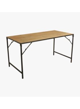 Inklapbare eettafel hout