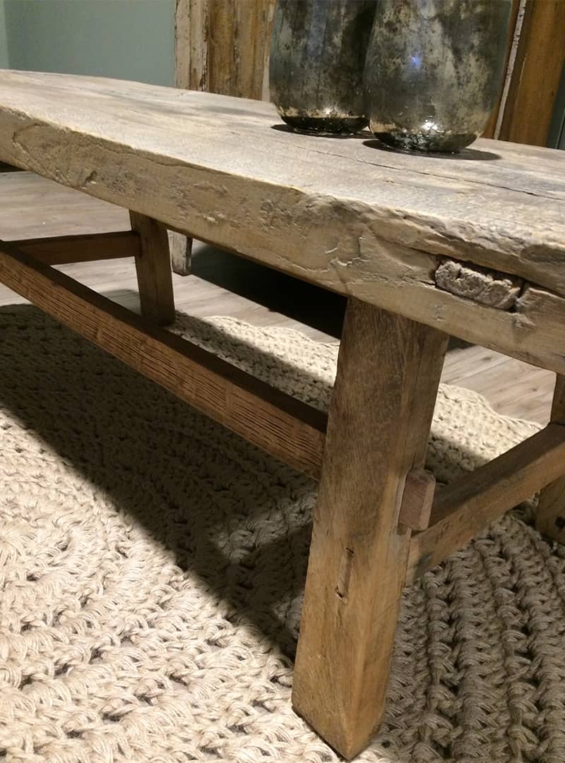Verwonderend Oude salontafel uniek - Purewood VU-53