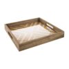 Tray bruin vierkant