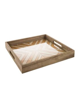 Tray bruin vierkant