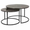 ronde salontafel set richmond aluminium Asher