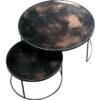 Nesting salontafel-bronze gespiegeld glas