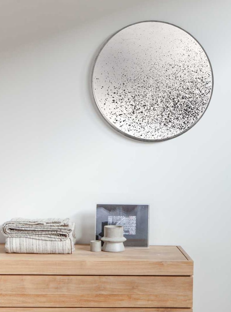 leider Mechanica markt Notre Monde Clear Mirror Spiegel Rond - Pure Wood