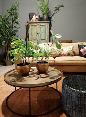 salontafel-rond-goud