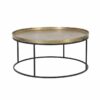 serena gouden ronde salontafel