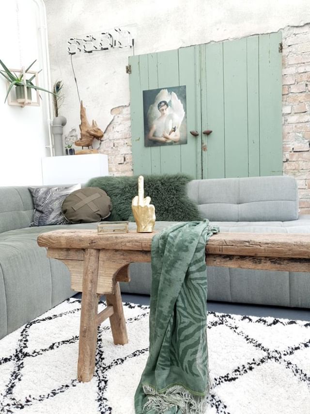Uniek houten bankje Uniek houten bankje