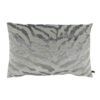 Sierkussen Claudi Byanca Zilver grijs zebraprint