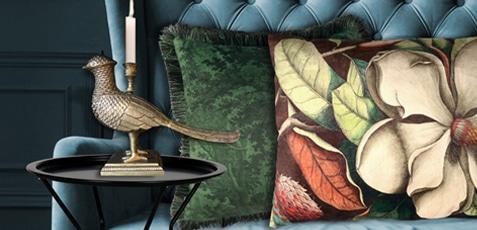 trendy kussens met stijlvolle prints