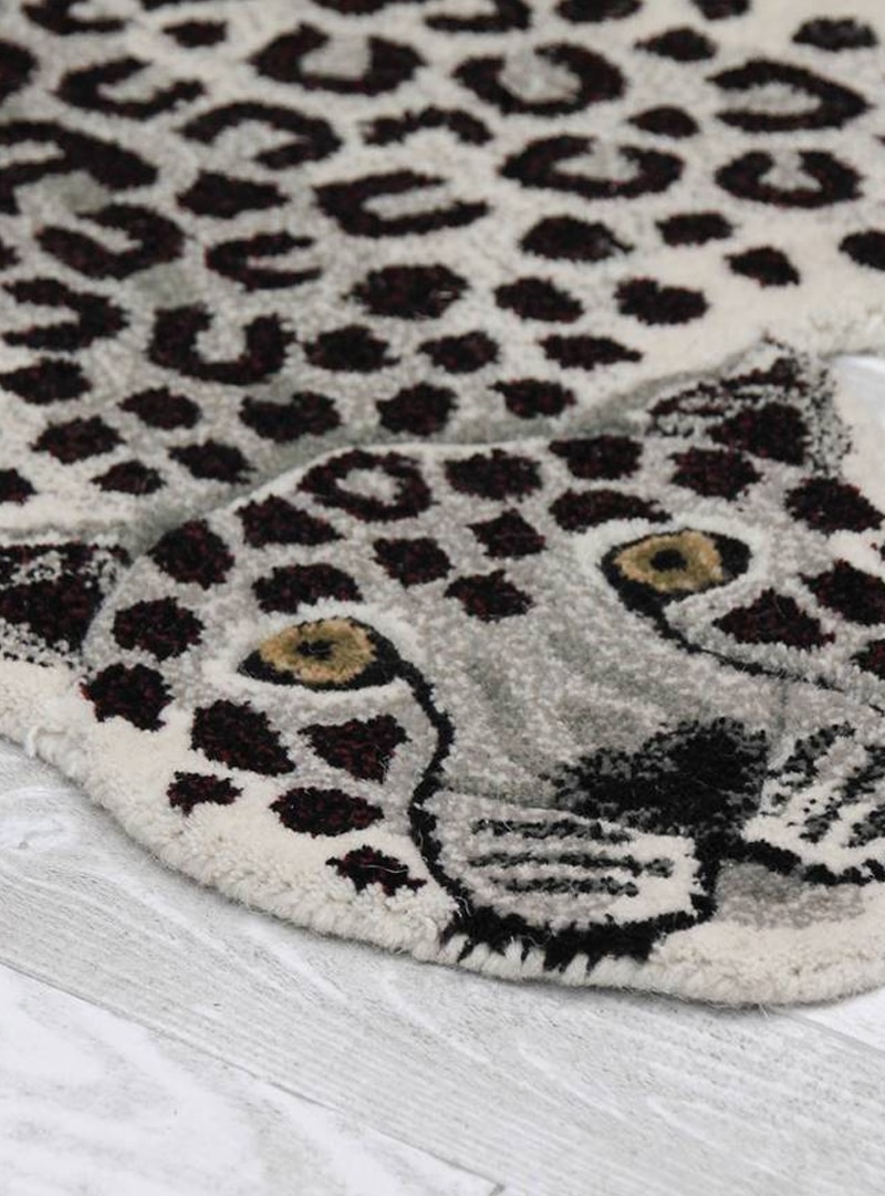 hoofdkussen Onderzoek Om toestemming te geven Doing Goods vloerkleed Snowy Leopard - Pure Wood
