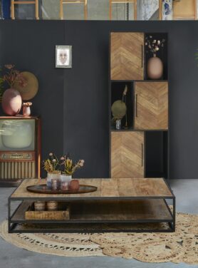 salontafel gerecycled teakhout ros010