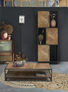 salontafel gerecycled teakhout 120cm