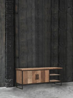 houten tvmeubel metaal