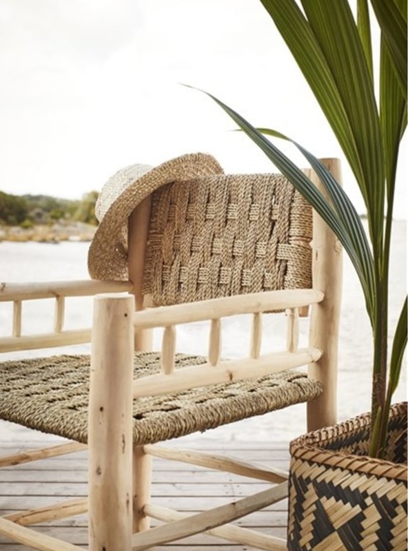 Madam Stoltz houten lounge stoel Pure Wood Madam Stoltz houten lounge stoel Pure Wood