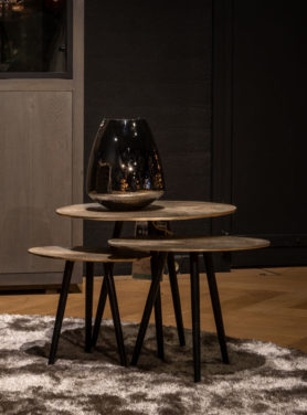 ronde salontafel set Vittorio aluminium richmond