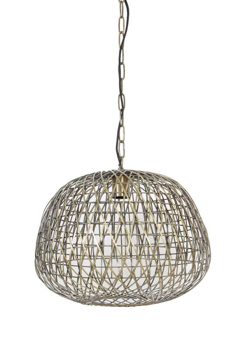 auditie zeevruchten Oproepen Hanglamp Aversa antiek brons - Pure Wood