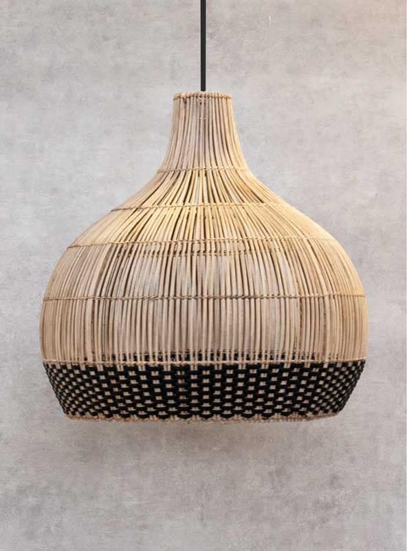 Yoghurt Tonen stap in Hanglamp rotan lex - Pure Wood