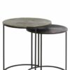 Salontafel set antiek brons en koper