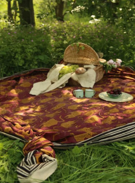 Plaid tijgers rood en oranje