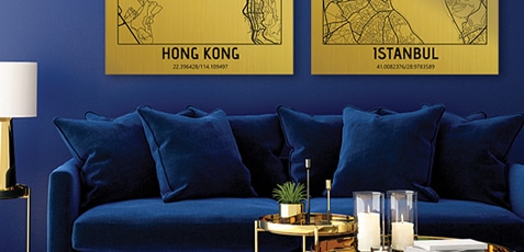 Top 5 Hotel Chic alu art schilderijen