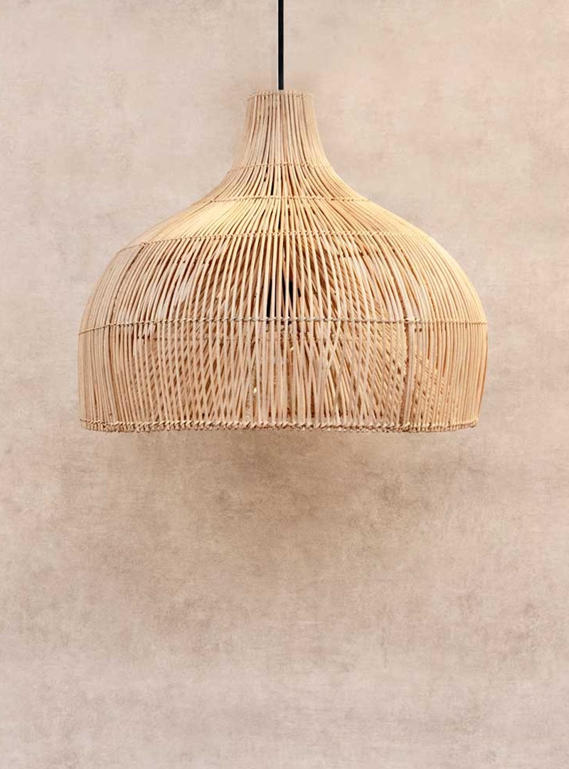 Uitscheiden straal Overjas Hanglamp rotan maggie - Pure Wood