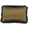 Claudi Sierkussen Dafne Fringe Bronze met zwarte franjes