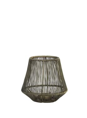 Windlicht metaal brons M1