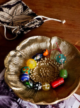 Sieradenbakje Goud Bloemvorm