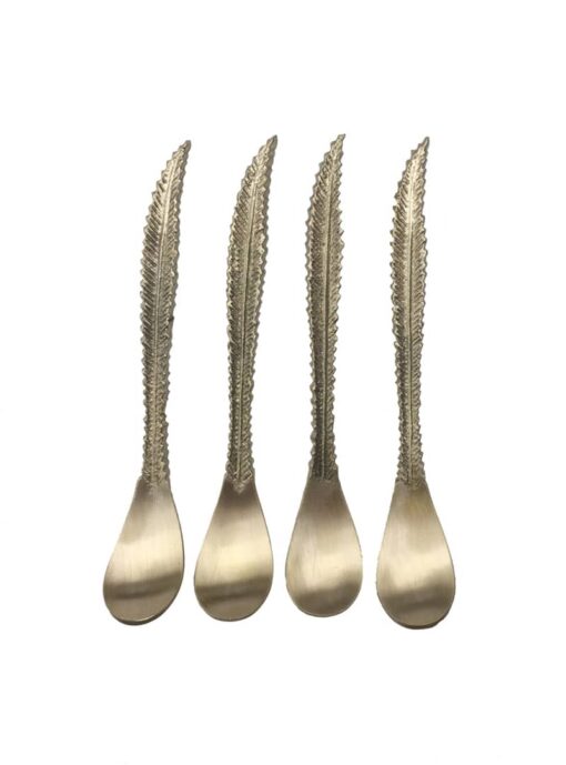 stella feather tea spoon