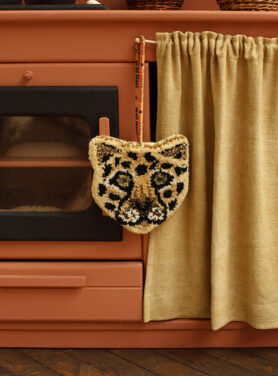 Wandhanger Van Een Tijger In De Keuken