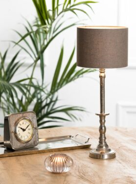 ronde lampenkap bruin