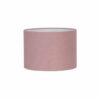 Roze lampenkap rond
