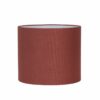 lampenkap textiel terra bordeaux rond