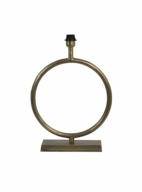 Lampvoet cirkel antiek brons