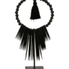 Ornamentzwart schelpen op standaard