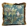 Sierkussen-jungle-met gouden randjes franjes