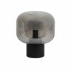 tafellamp glas smoke zwart onderstel