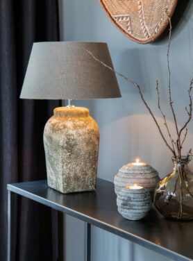 lever lampenkap textiel rond