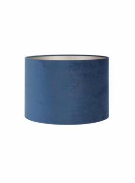 lampenkap velvet blauw rond