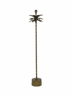 Lampvoet palmboom goud