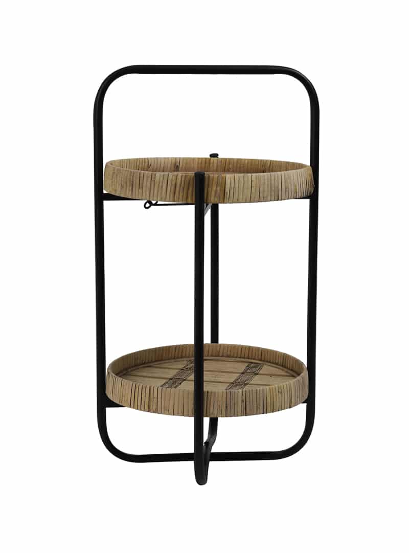 bamboe etagere met zwart