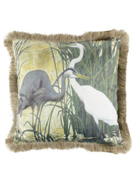 Sierkussen blauwe reiger