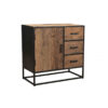 dressoir hout riverwood staal