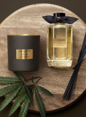 Hemp leaves Atelier Rebul geurkaars