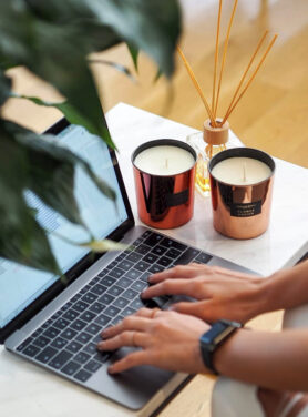 flower fusion geurkaars