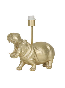 Lampvoet Nijlpaard Goud