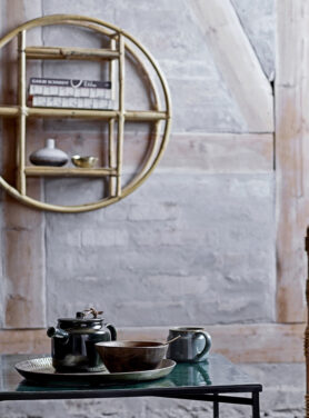 Rieten wanddrek sia shelf